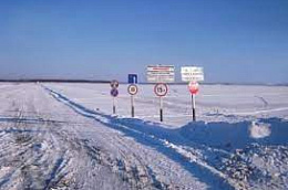 На автозимниках Октябрьского района вводится ограничение движения транспорта массой более 15 тонн